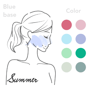 ブルベ夏：personal-color-bluebase_summer