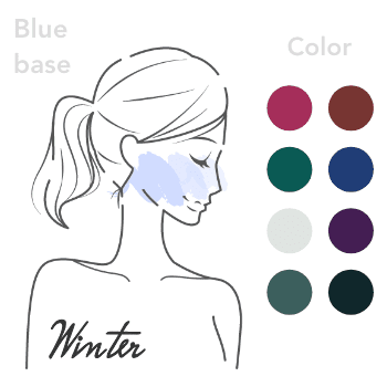 ブルベ冬：personal-color-bluebase_winter