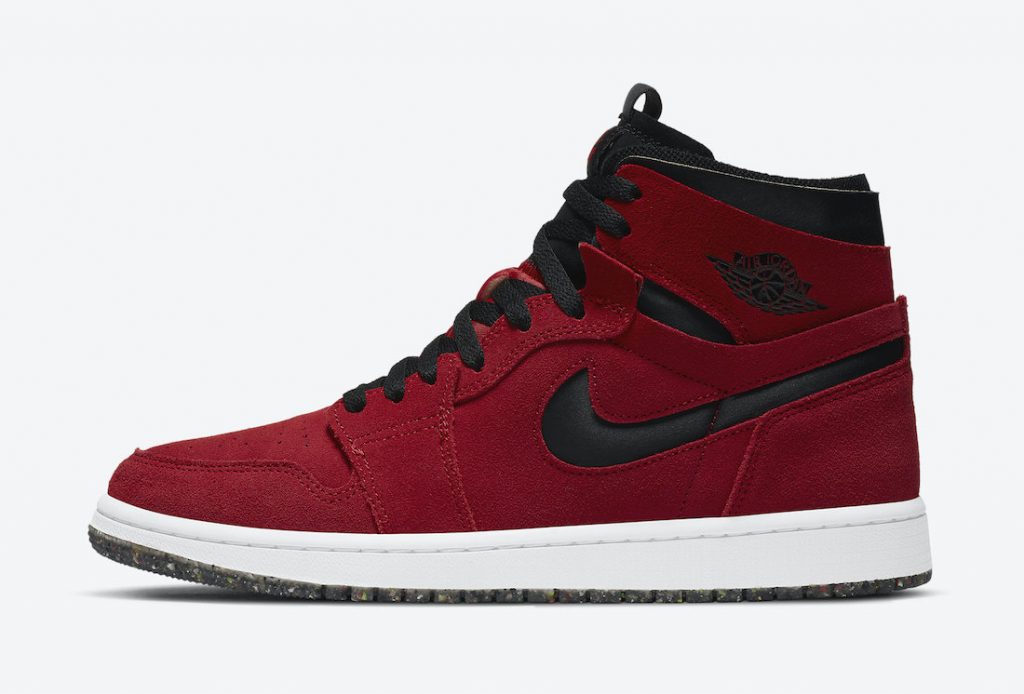 ナイキ エア ジョーダン 1 ハイ ズーム レッド スエード Nike Air Jordan 1 High Zoom Red Suede CT0978-600 left