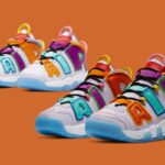 ナイキ エア モア アップテンポ ラウド マルチカラー Nike-Air-More-Uptempo-Kids-Multi-look