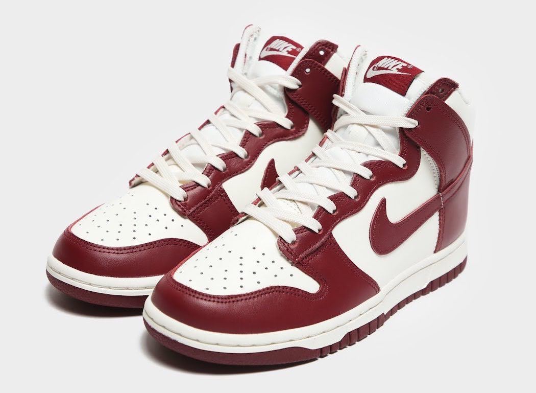 nike dunk high team red