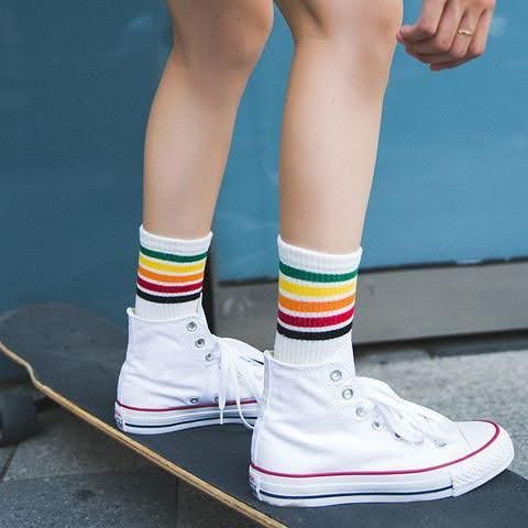 スニーカー 靴下 コーディネート おすすめ 人気 how-to-style-socks-with-sneakers-idea styling