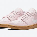 ナイキ エア ジョーダン 1 ロー "ピンクガム" Nike-Air-Jordan-1-Low-Arctic-Pink-Gum-DC0774-601-pair