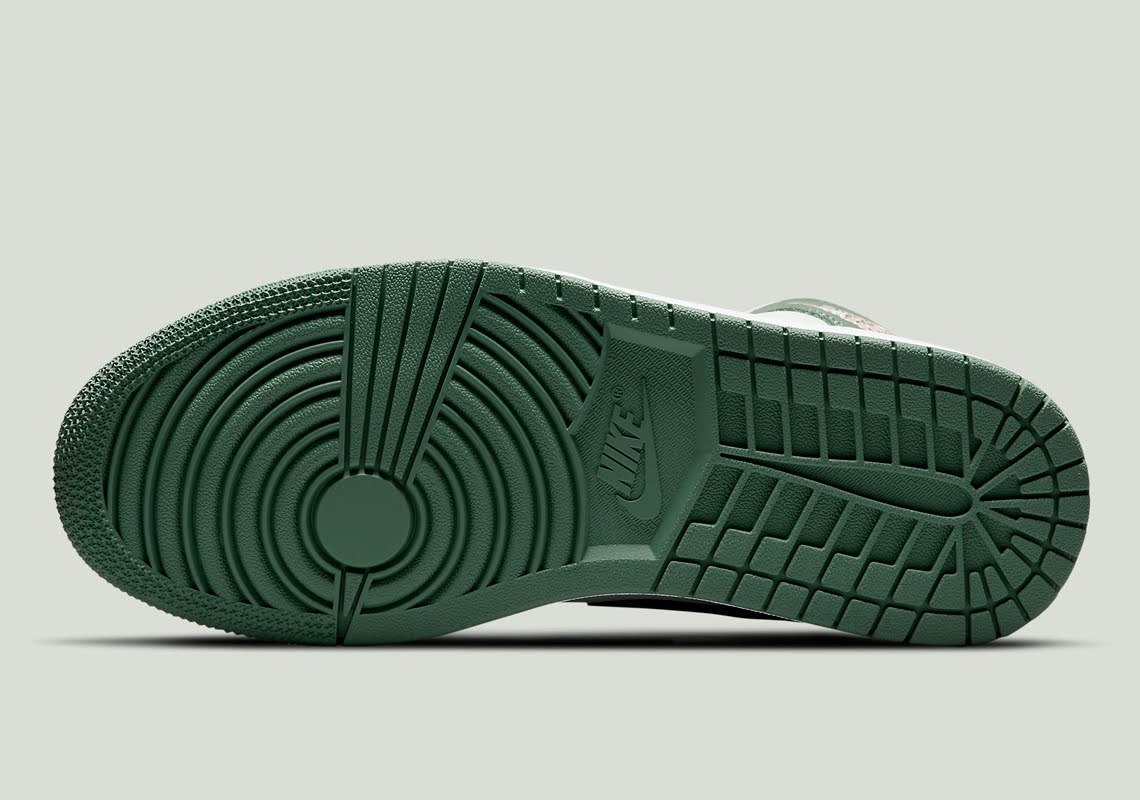 ナイキ エア ジョーダン 1 ミッド SE "ダッチグリーン" Nike-Air-Jordan-1-Mid-CZ0774-300-Dutch-Green-sole