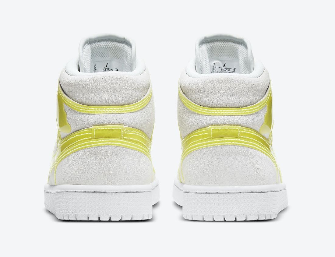 ナイキ エア ジョーダン 1 ミッド LX ”オプティ イエロー" Nike-Air-Jordan-1-Mid-LX-Opti-Yellow-DA5552-107-heel