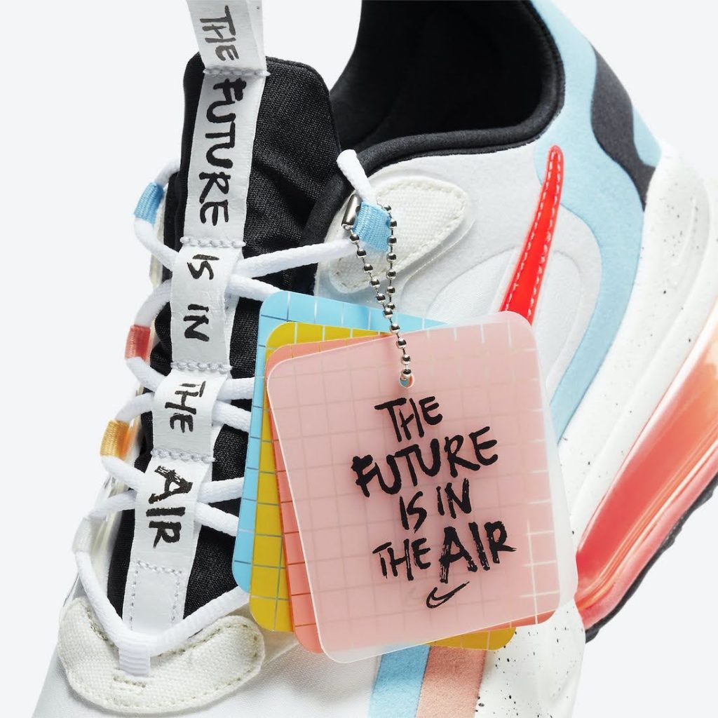 ナイキ エア マックス 270 "ザ フューチャー イズ イン ジ エア" Nike-Air-Max-270-React-The-Future-is-in-the-Air-DD8498-161-tag