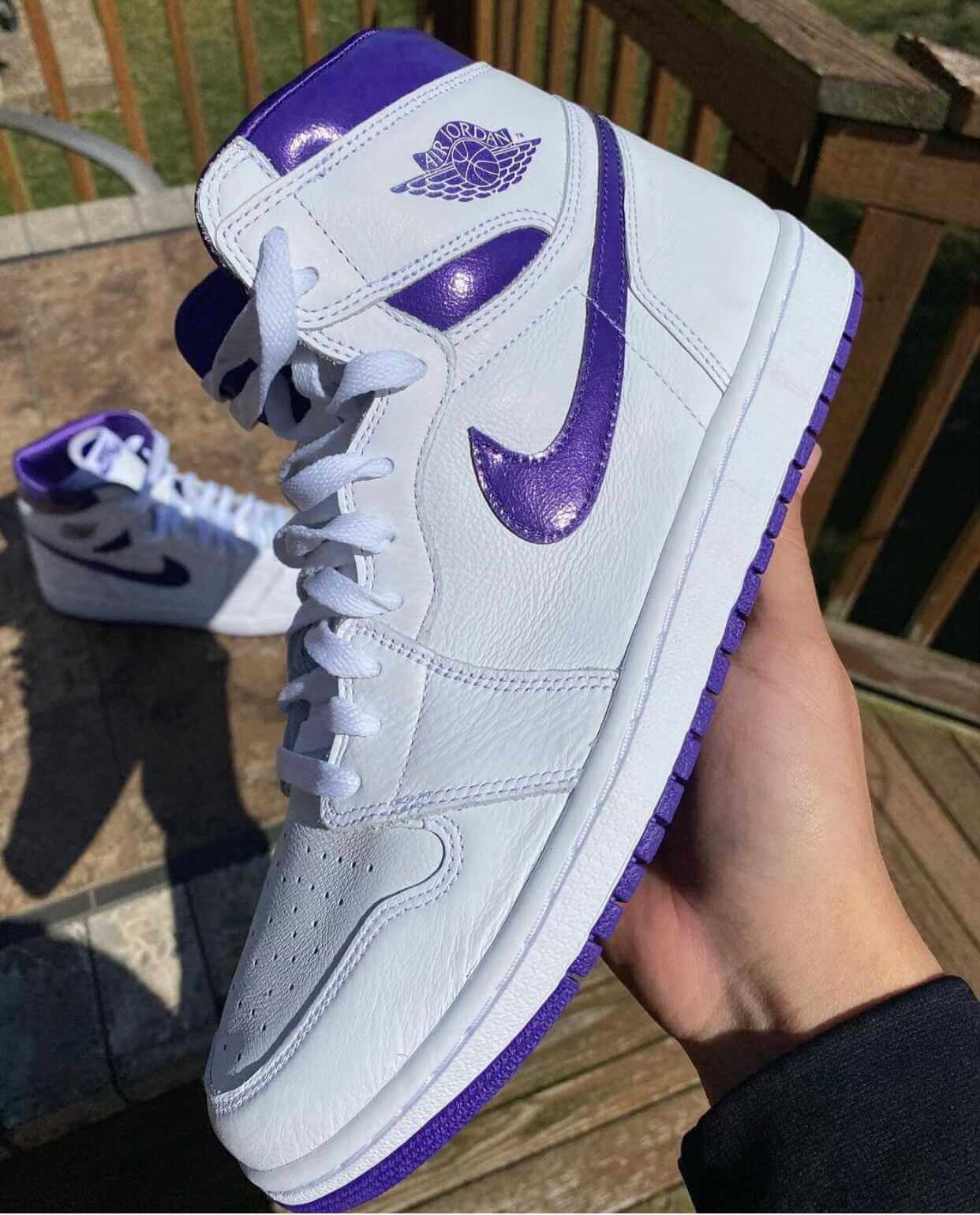 nike Air Jordan 1 High "Court Purple" ナイキ ウィメンズ エア ジョーダン 1 ハイ "コート パープル" CU0449-151 detail