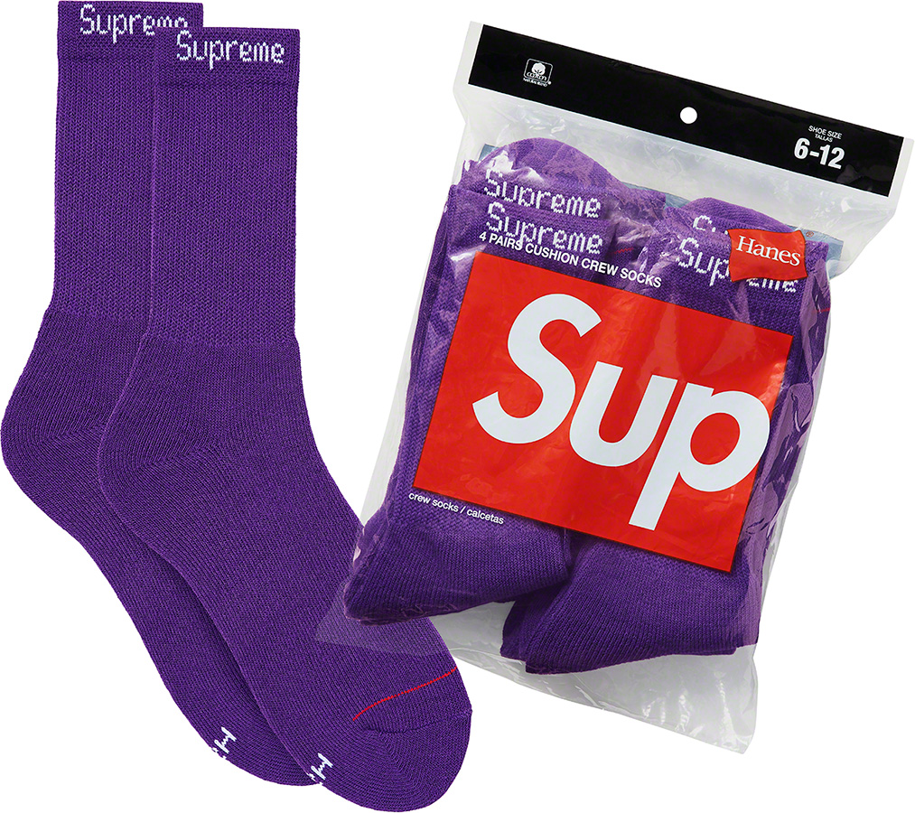 シュプリーム 2021年 春夏 新作 アクセサリー Supreme 2021ss accessories 一覧 supreme-hanes-crew-socks-4-pack