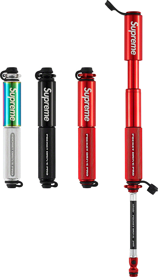 シュプリーム 2021年 春夏 新作 アクセサリー Supreme 2021ss accessories 一覧 supreme-lezyne-pocket-drive-pro-bike-pump