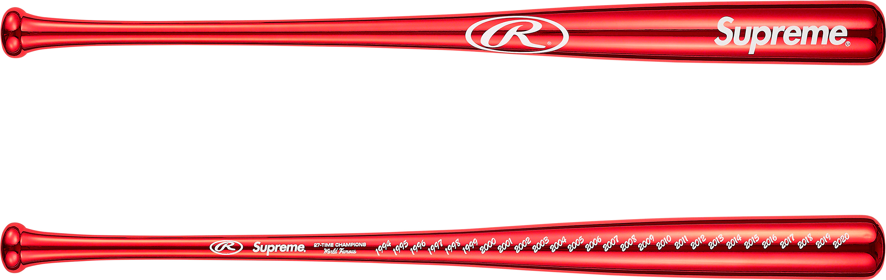 シュプリーム 2021年 春夏 新作 アクセサリー Supreme 2021ss accessories 一覧 supreme-rawlings-chrome-maple-wood-baseball-bat