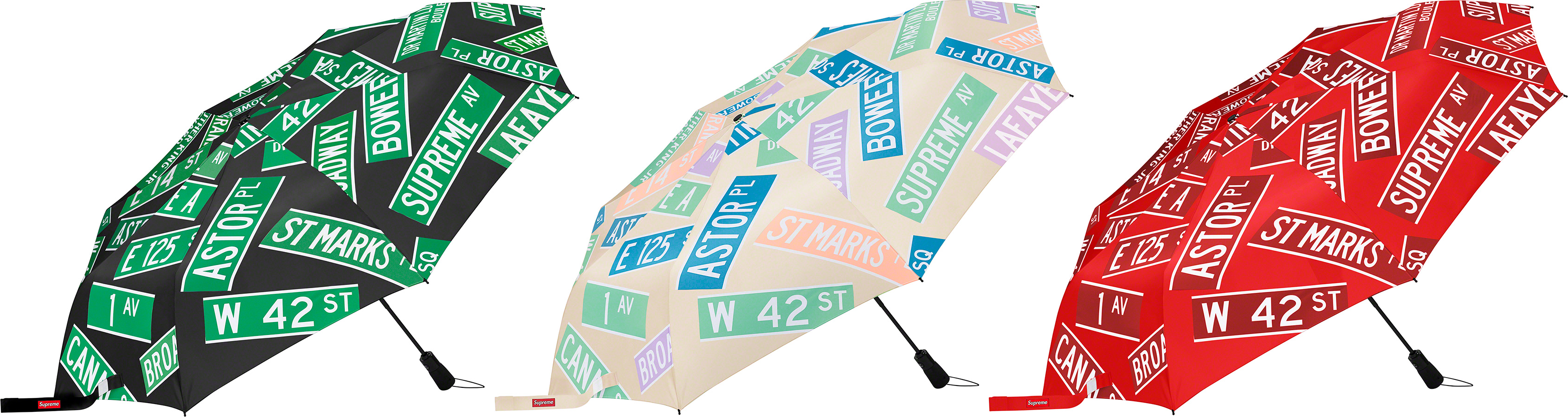 シュプリーム 2021年 春夏 新作 アクセサリー Supreme 2021ss accessories 一覧 supreme-shedrain-street-signs-umbrella