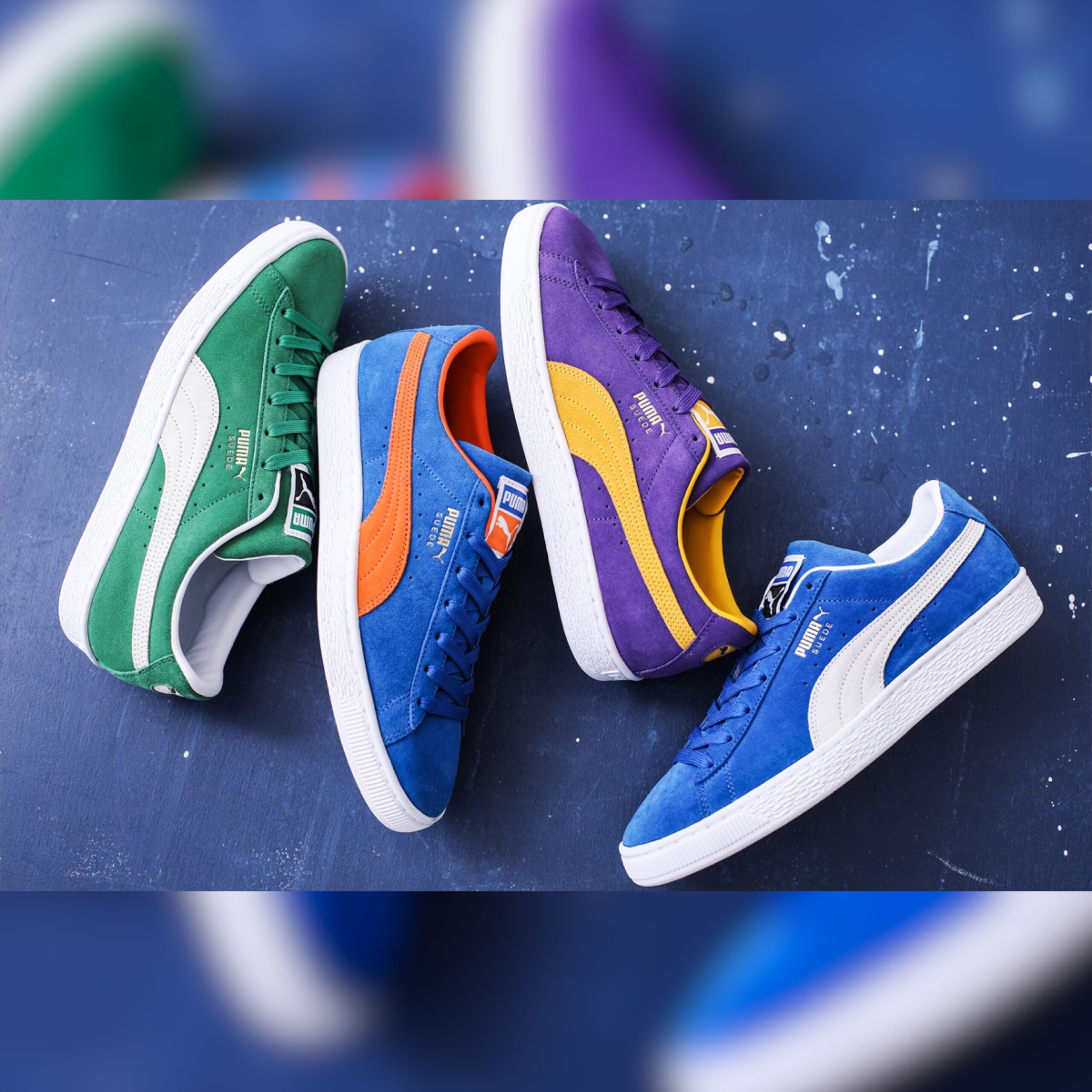 2月18日発売 Puma Suede Teams 4 Colors