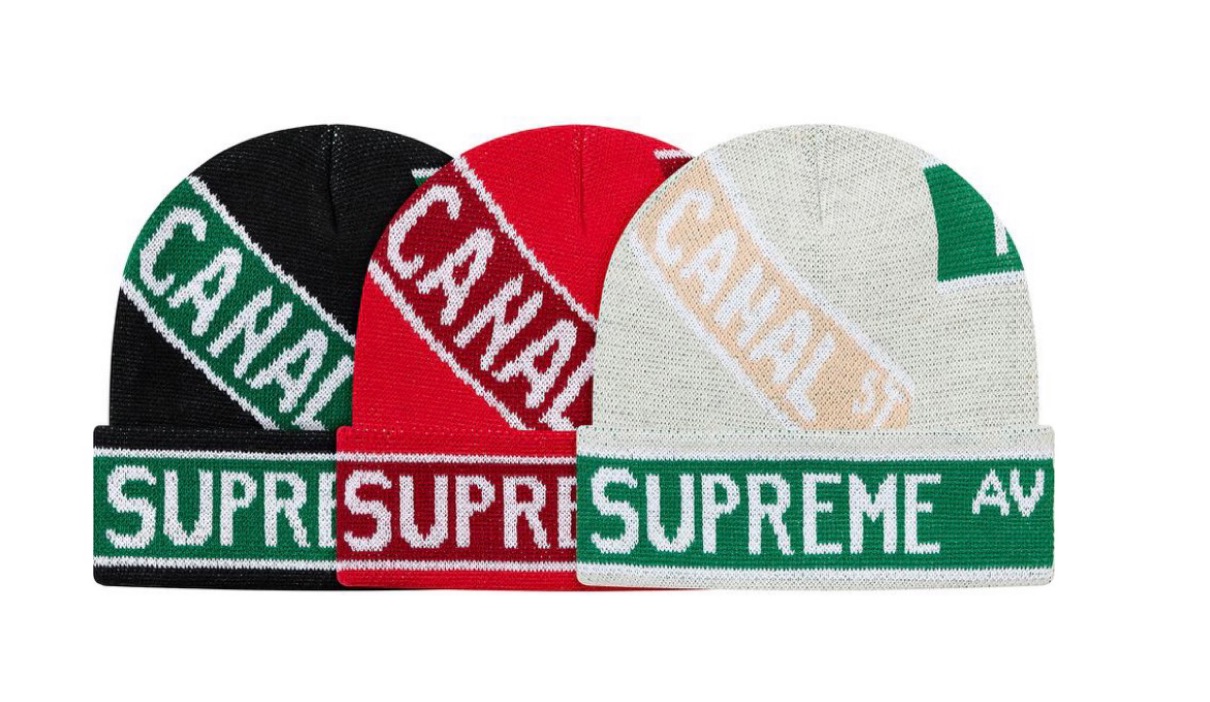 Street Signs Beanieシュプリーム 2021年 春夏 新作 Supreme-2021ss-week-1