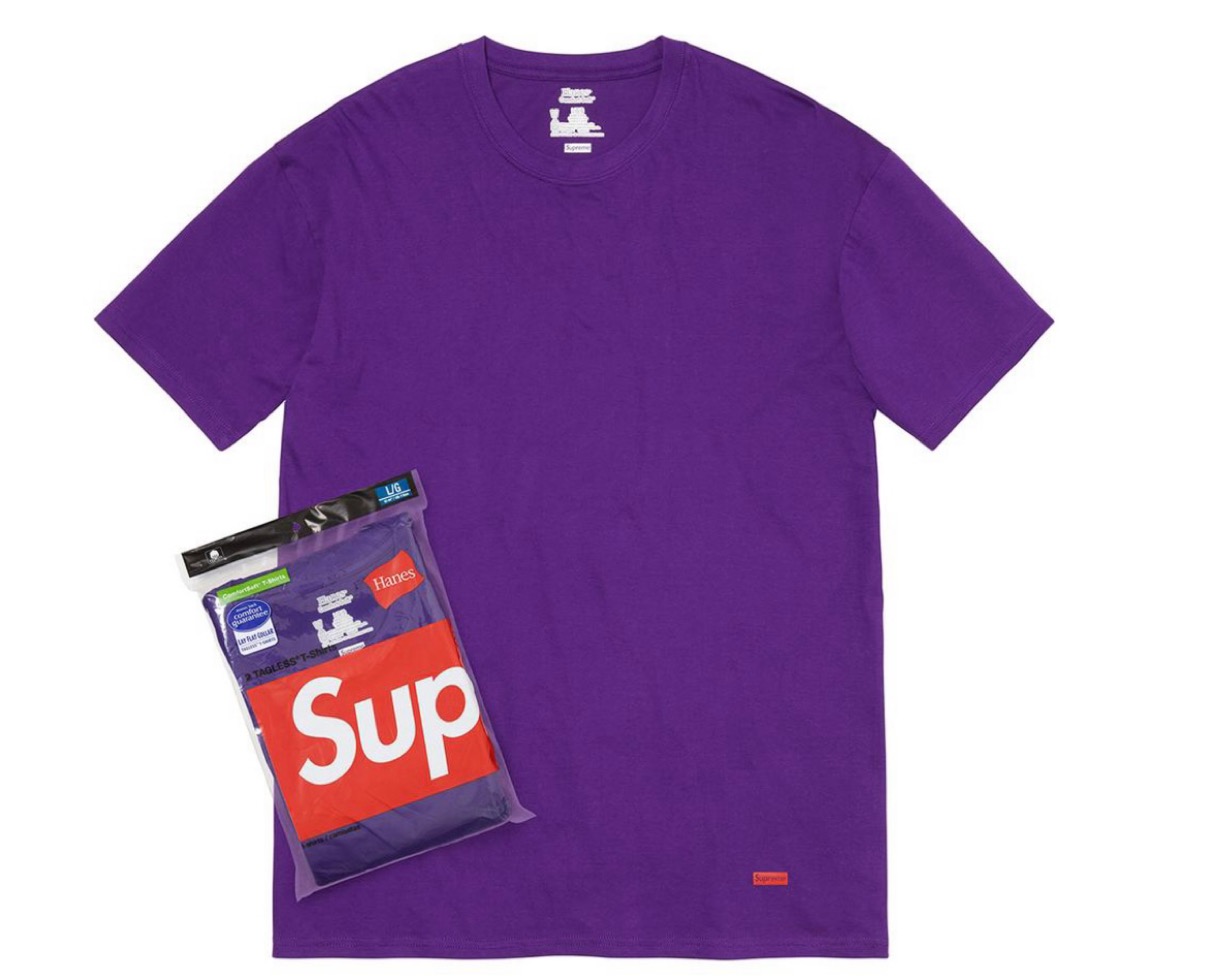 Supreme®/Hanes® Tagless Tees (2 Pack)シュプリーム 2021年 春夏 新作 Supreme-2021ss-week-1