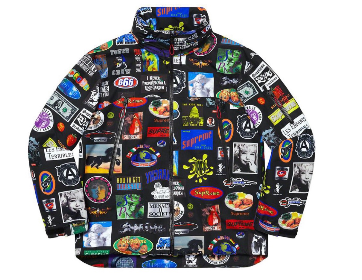 シュプリーム 2021年 春夏 新作 Supreme-2021ss-week-1GORE-TEX Stickers Shell Jacket