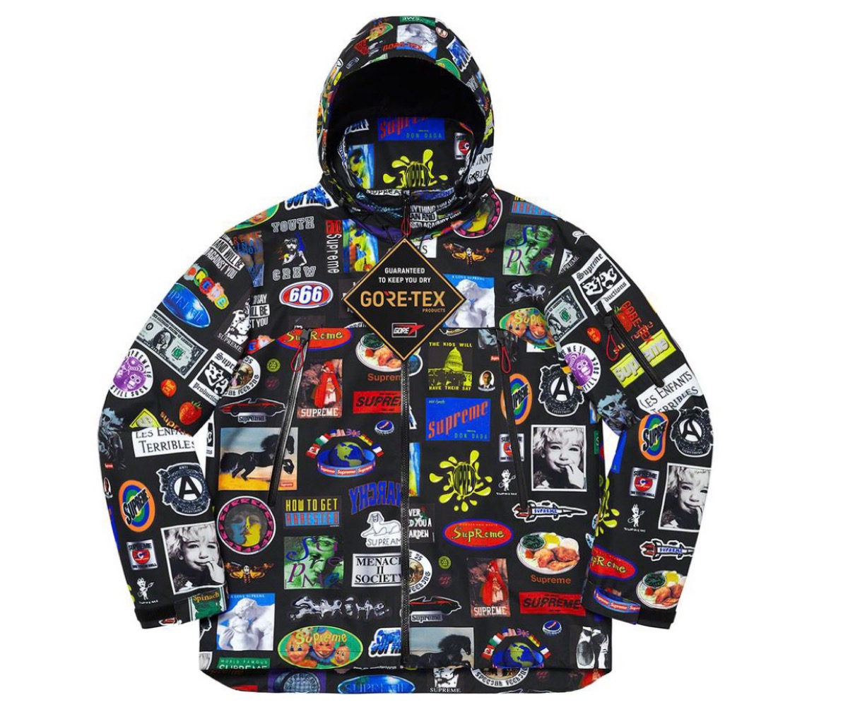 シュプリーム 2021年 春夏 新作 Supreme-2021ss-week-1GORE-TEX Stickers Shell Jacket