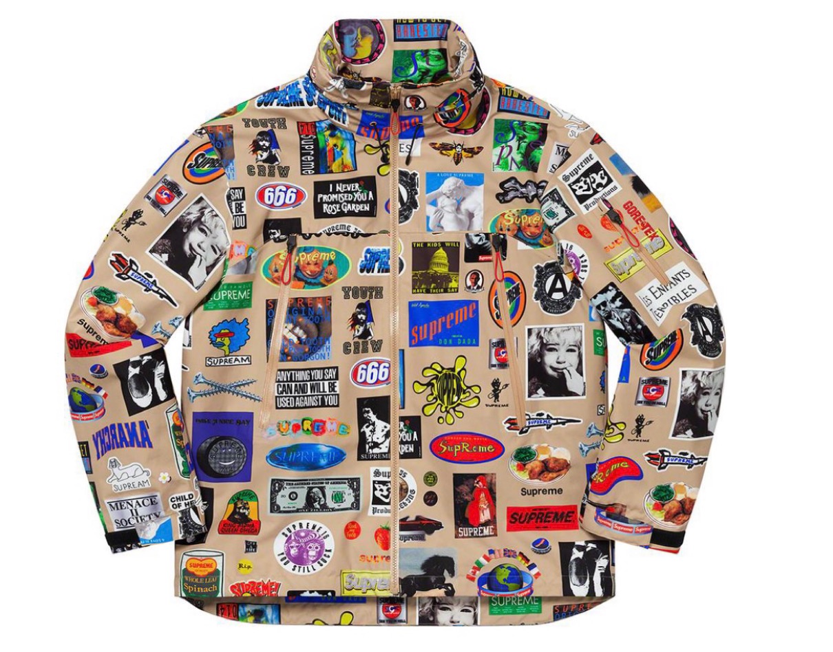 シュプリーム 2021年 春夏 新作 Supreme-2021ss-week-1GORE-TEX Stickers Shell Jacket