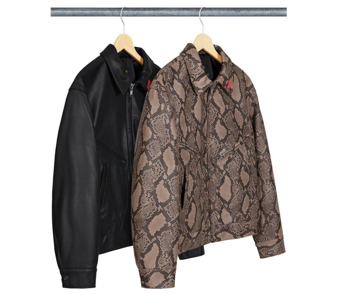 シュプリーム 2021年 春夏 新作 Supreme-2021ss-week-1Supreme®/Schott® Leather Work Jacket