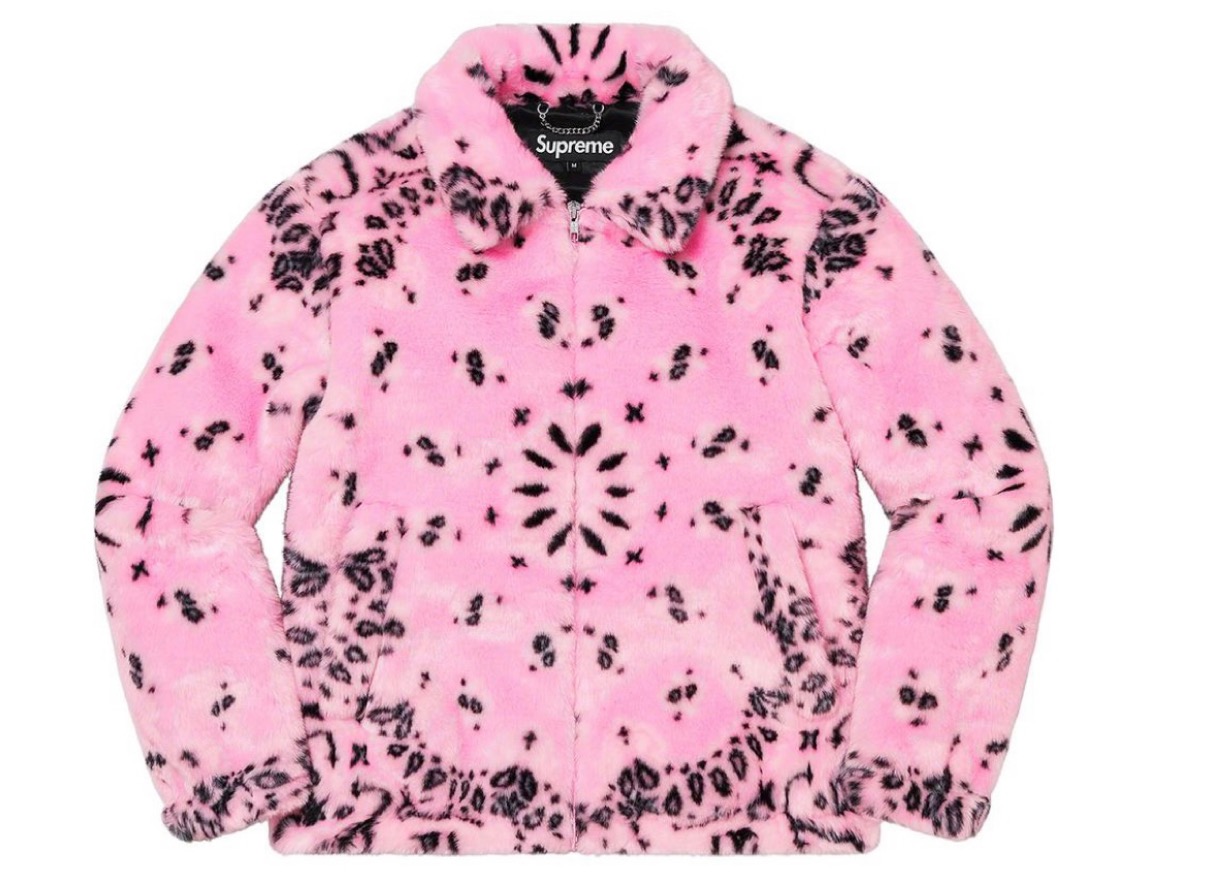 シュプリーム 2021年 春夏 新作 Supreme-2021ss-week-1 Bandana Faux Fur Bomber Jacket