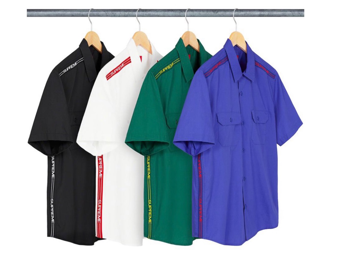 Logo Rib S/S Work Shirt シュプリーム 2021年 春夏 新作 Supreme-2021ss-week-1