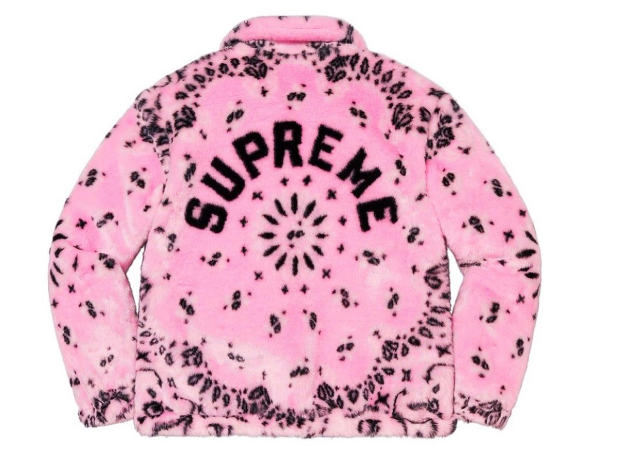 シュプリーム 2021年 春夏 新作 Supreme-2021ss-week-1 Bandana Faux Fur Bomber Jacket