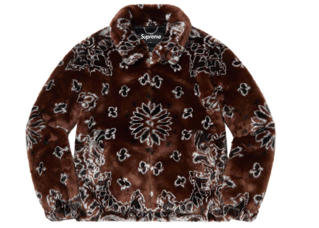 シュプリーム 2021年 春夏 新作 Supreme-2021ss-week-1 Bandana Faux Fur Bomber Jacket
