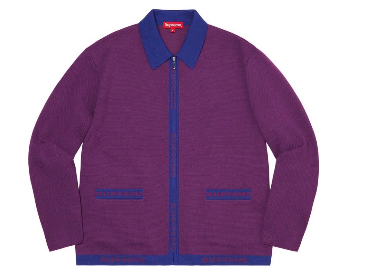 Logo Trim Zip Up Cardigan シュプリーム 2021年 春夏 新作 Supreme-2021ss-week-1