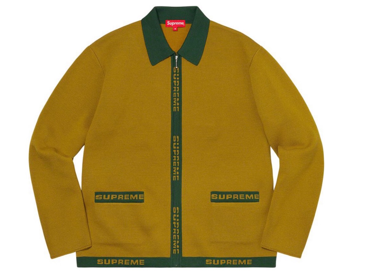Logo Trim Zip Up Cardigan シュプリーム 2021年 春夏 新作 Supreme-2021ss-week-1