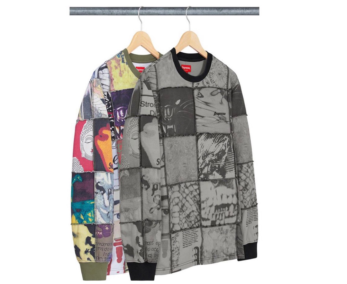 Mosaic Patchwork L/S Top シュプリーム 2021年 春夏 新作 Supreme-2021ss-week-1