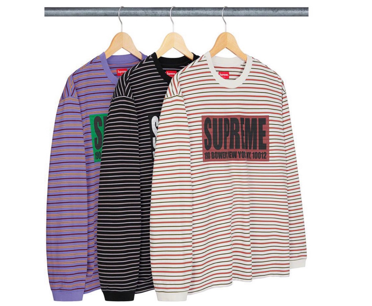 Thin Stripe L/S Top シュプリーム 2021年 春夏 新作 Supreme-2021ss-week-1