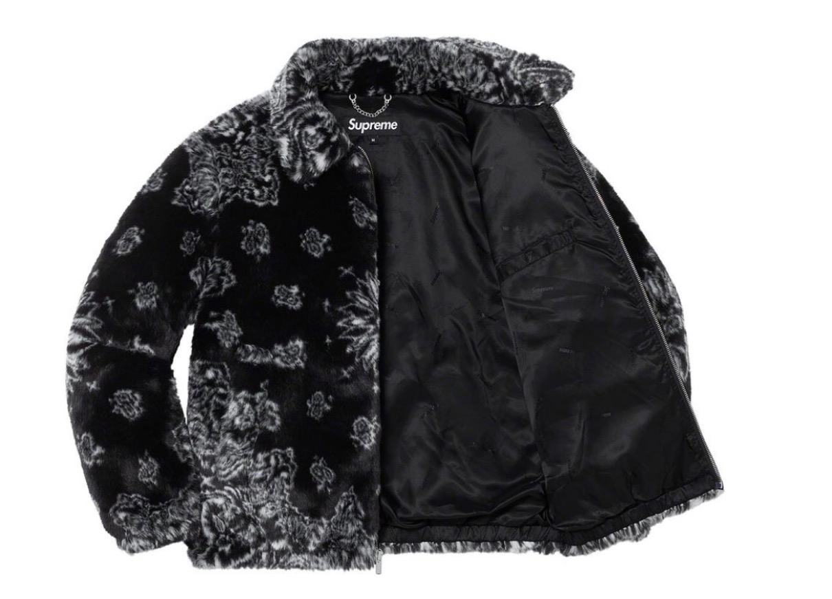 シュプリーム 2021年 春夏 新作 Supreme-2021ss-week-1 Bandana Faux Fur Bomber Jacket
