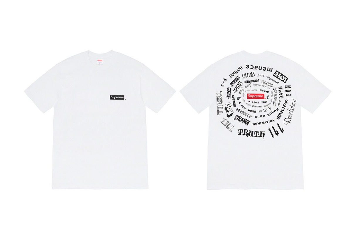 Spiral Tee シュプリーム 2021年 春夏 新作 Supreme-2021ss-week-1