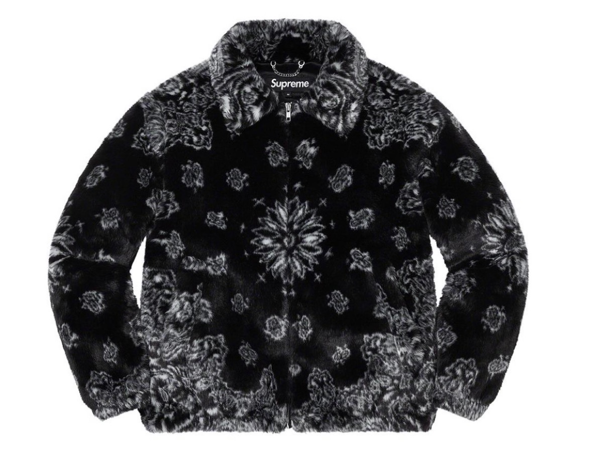 シュプリーム 2021年 春夏 新作 Supreme-2021ss-week-1 Bandana Faux Fur Bomber Jacket