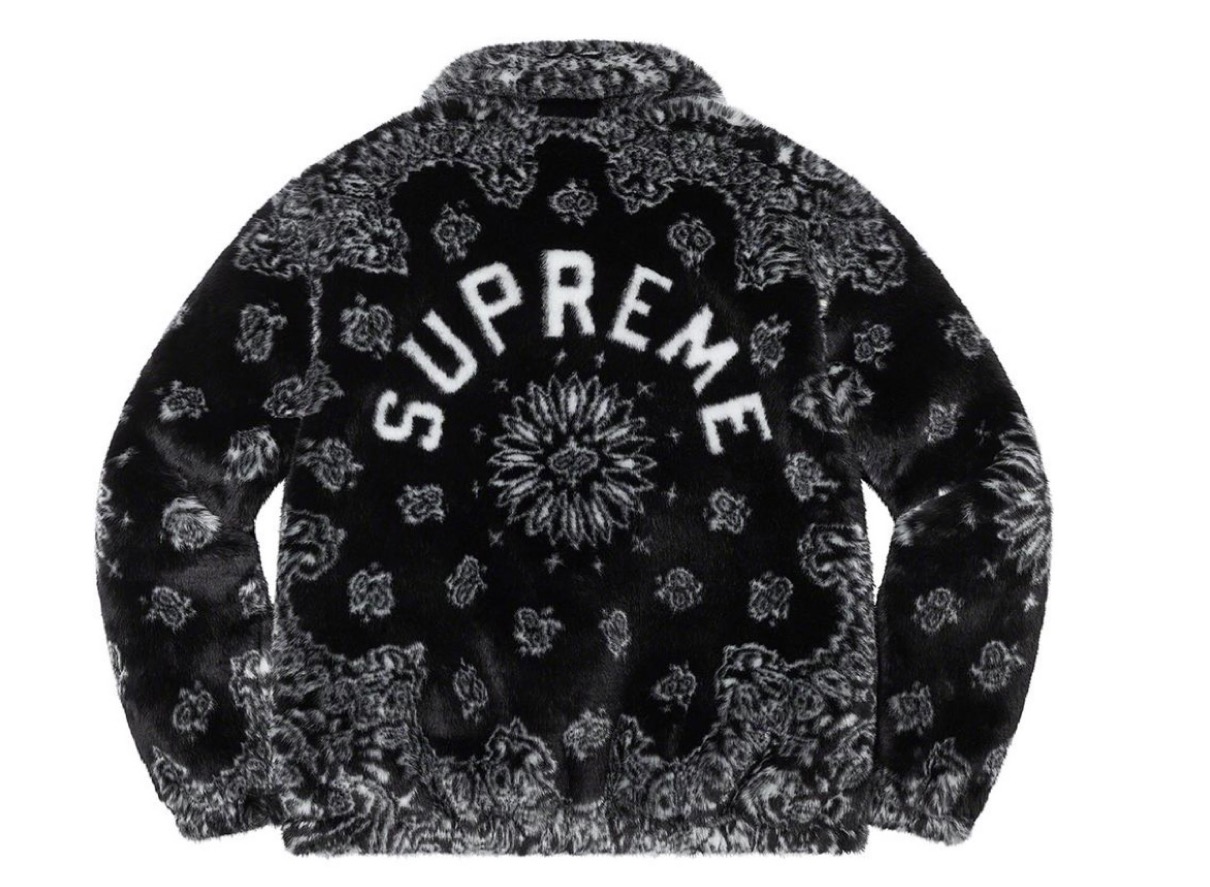 シュプリーム 2021年 春夏 新作 Supreme-2021ss-week-1 Bandana Faux Fur Bomber Jacket