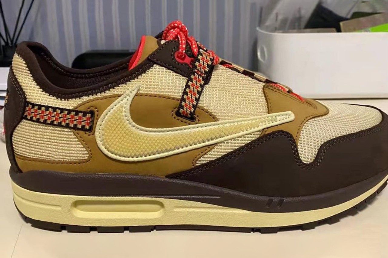 Travis Scott × Nike Air Max 1 "Cactus Jack" トラビス・スコット × ナイキ エアマックス1 モックアップ detail