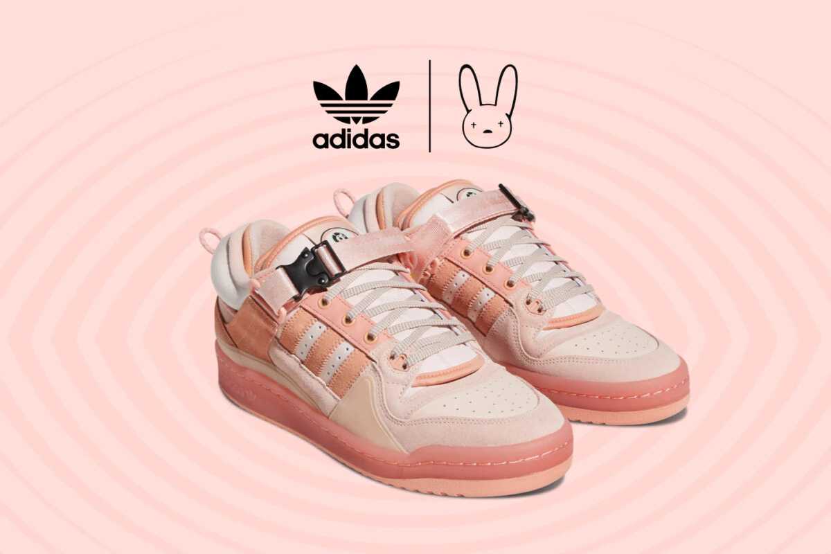 BAD BUNNY × ADIDAS FORUM LOW "THE FIRST CAFE" PINK / バッド・バニー × アディダス フォーラム ロー "ザ・ファースト・カフェ" ピンク