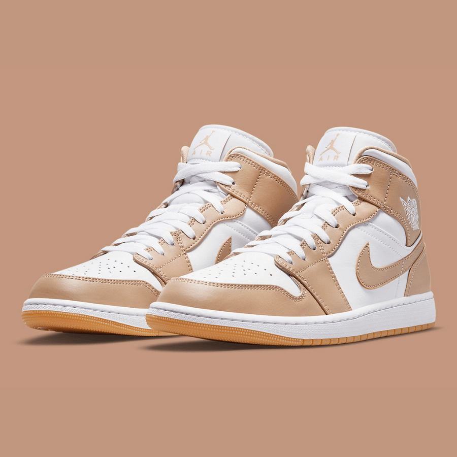 tan air jordans