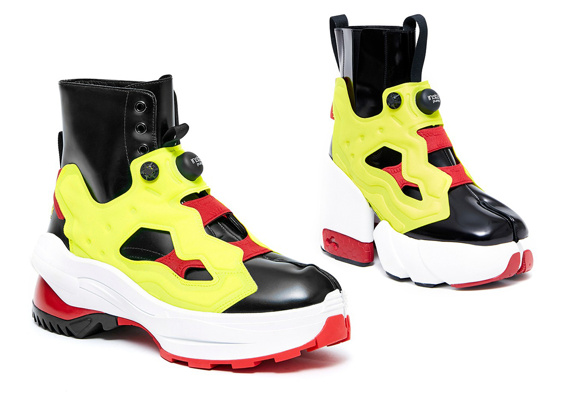ポンプリューリーx「タビ」ブーツ tabi-sneakers-trend-Maison-Margiela-Reebok-Instapump-Fury-boots