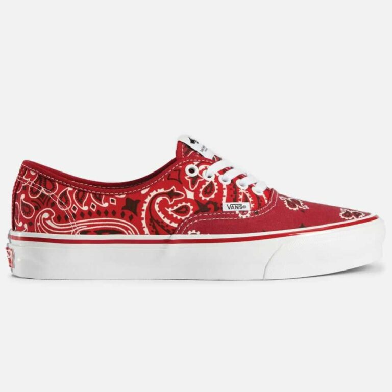 Men's shoes Vans Vault x Bedwin \u0026 The Heartbreakers OG Authentic LX Red