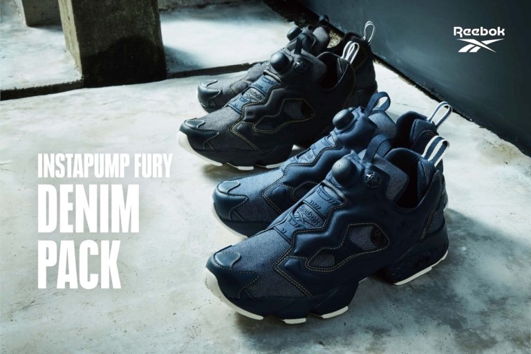 7月22日発売【Reebok Instapump Fury “Denim Pack”】デニムなポンプフューリー が登場！