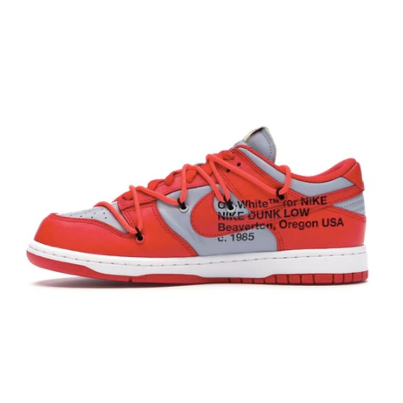 Off-White × Nike 歴代コラボスニーカーまとめ ダンク ロー レッド Off-White-Nike-Dunk-Low-university-red