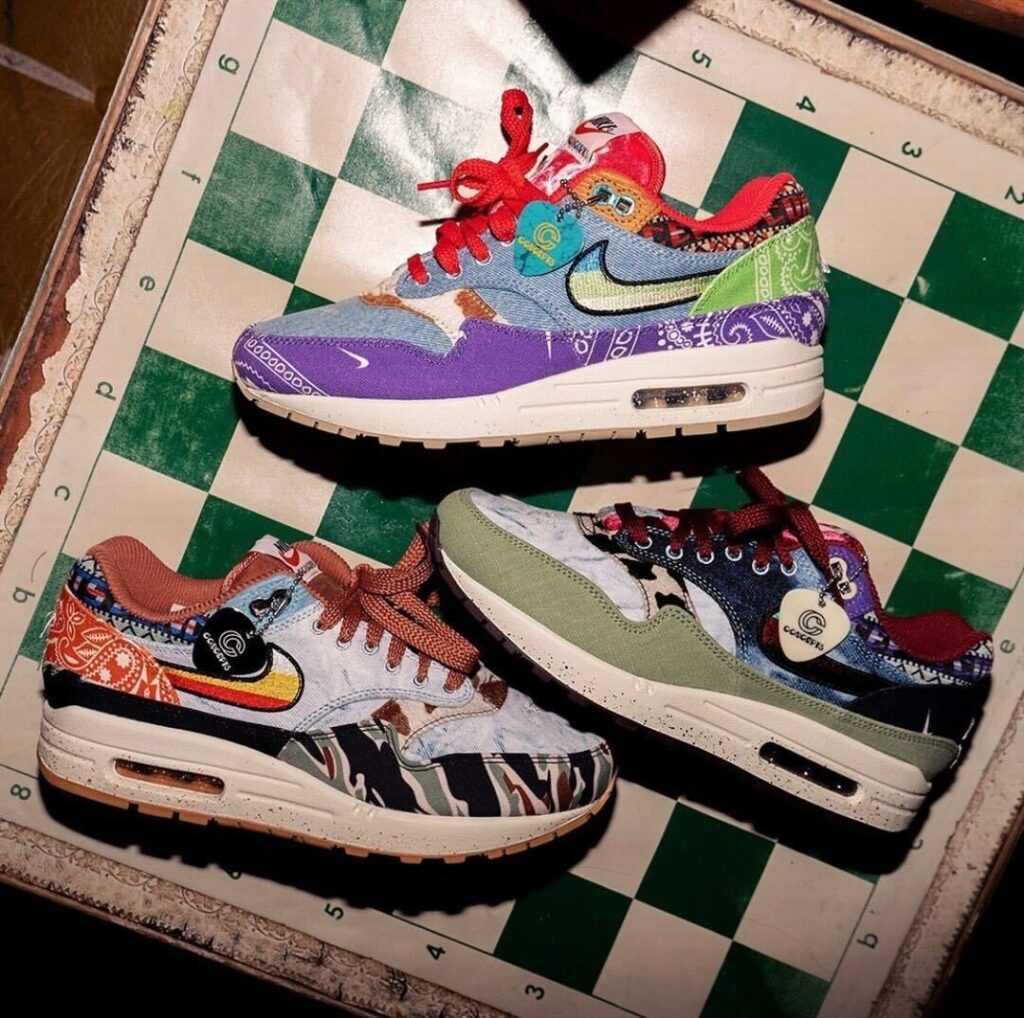 4月15日PS,TDサイズ発売【Concepts x Nike Air Max 1】3種