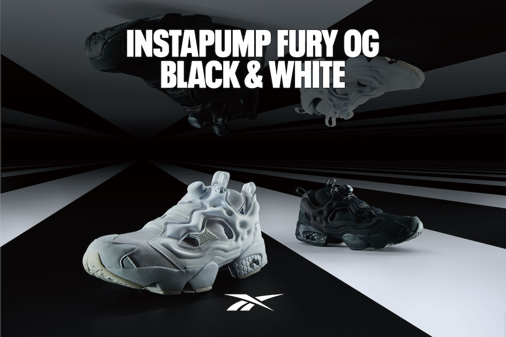 発売中【Reebok INSTAPUMP FURY OG Ballistic Black & White】オールシーズン活躍する鉄板カラー