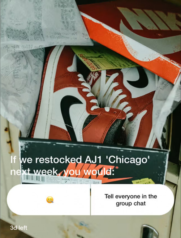 Nike SNKRS Air Jordan 1 Chicago Reimaged restock ナイキ エアジョーダン 1 リストック