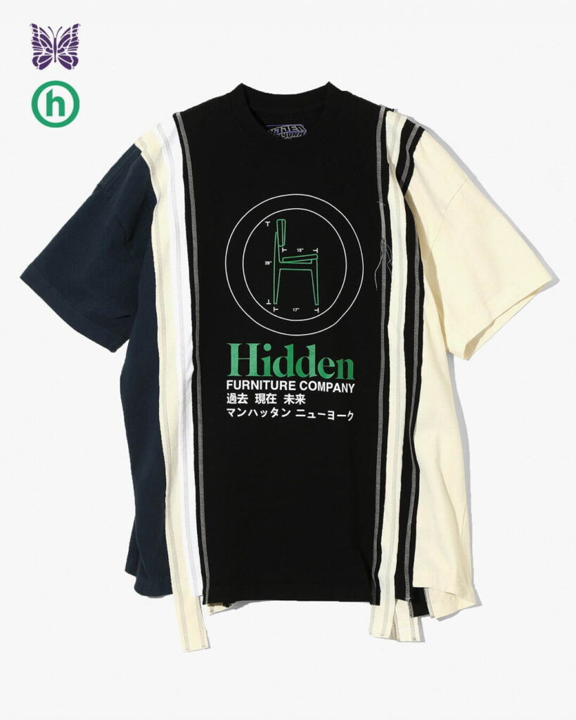 ニードルズ ヒドゥン コラボ needles-hidden-collab-collection-tshirt-8