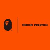 ヘロン プレストン ベイプ コレクション heron-preston-a-bathing-ape-collection-logo