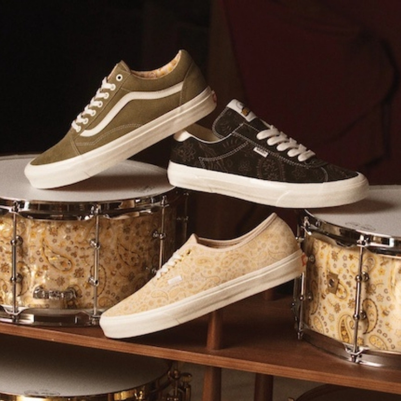 ☆人気【VANS】VANS X ANDERSON .PAAK AUTHENTIC☆ペイズリー柄 Size 8.0 - Vans X Anderson Paak Authentic Shoes 'Sand