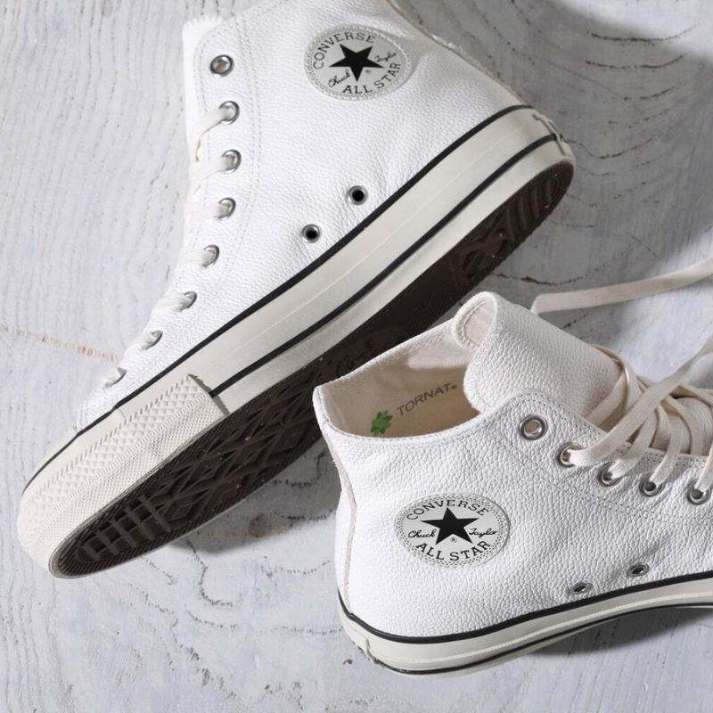 8月発売【Converse All Star TORNATLEATHER Hi】シボ感レザーが上品な 