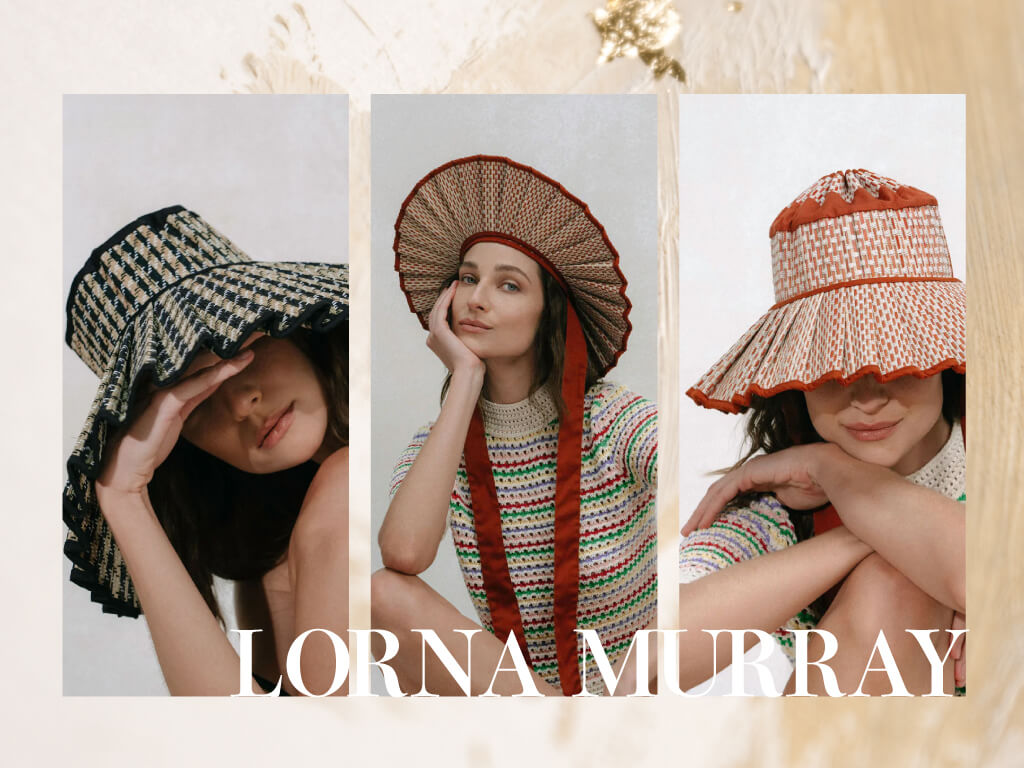 セールの通販  ローナマーレイ　帽子 apparel MURRAY LORNA 麦わら帽子