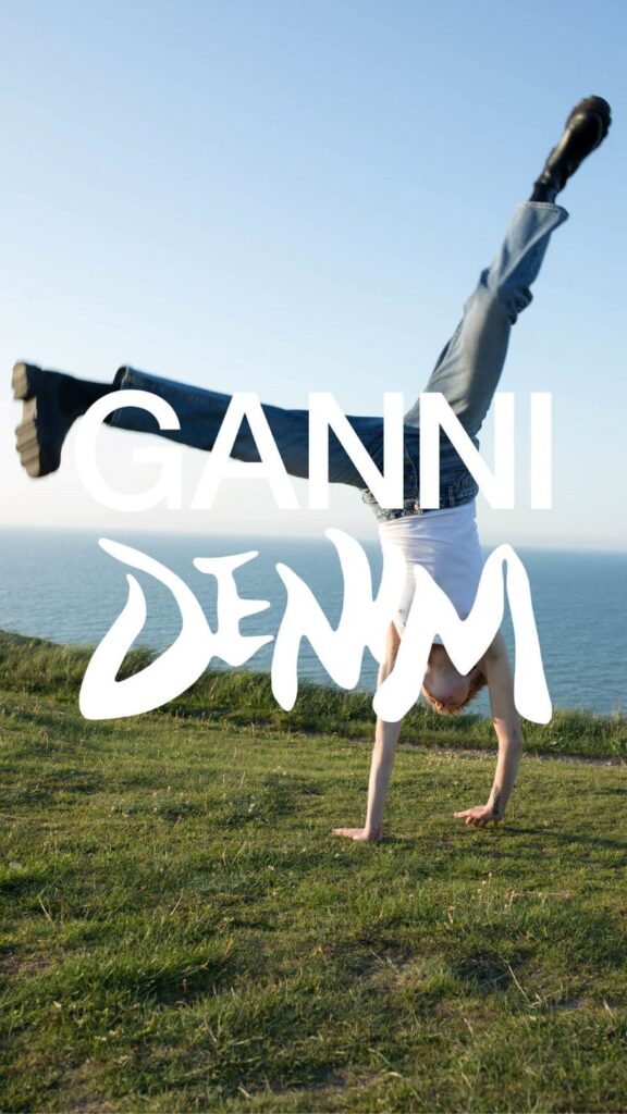 ガニー デニム-キャンペーン画像-ganni-denim-campaign